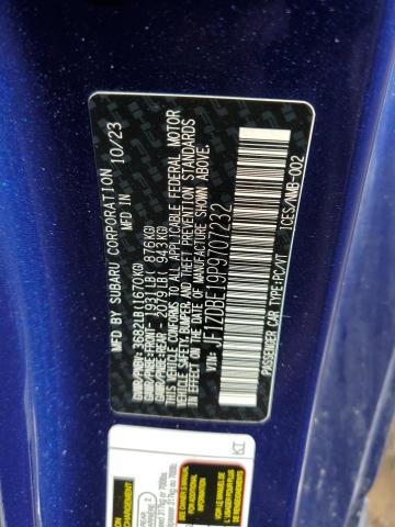 2023 SUBARU BRZ LIMITE JF1ZDBE19P9707232