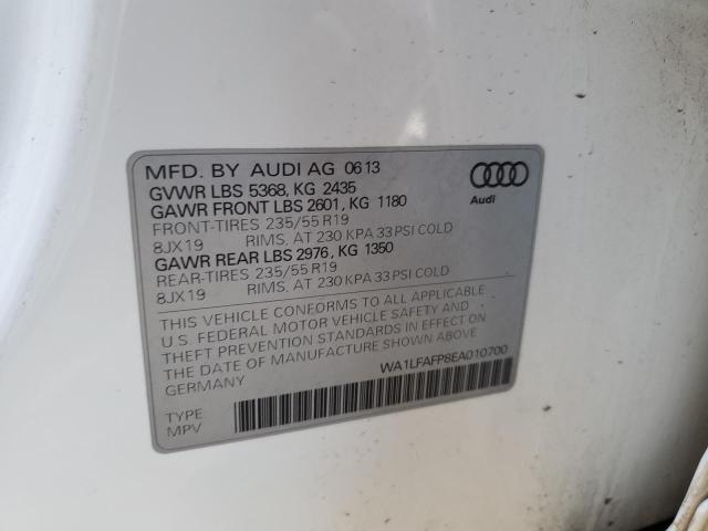 VIN WA1LFAFP8EA010700 2014 Audi Q5, Premium Plus no.13