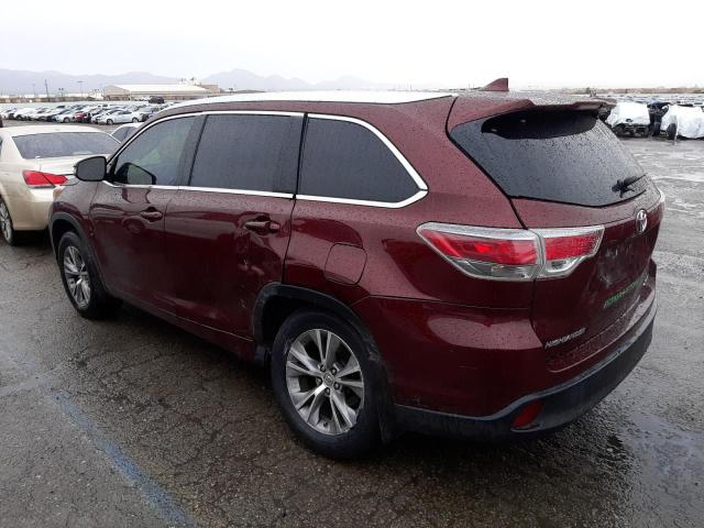 VIN 5TDJKRFH8FS095073 2015 Toyota Highlander, Xle no.2