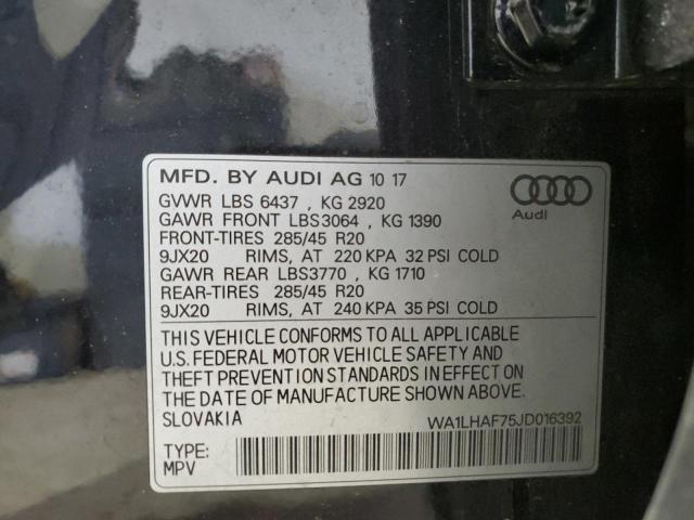 VIN WA1LHAF75JD016392 2018 Audi Q7, Premium Plus no.13