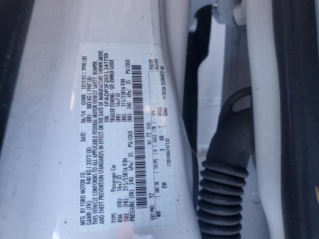 2014 Ford Focus Se VIN: 1FADP3F26EL341759 Lot: 42386134