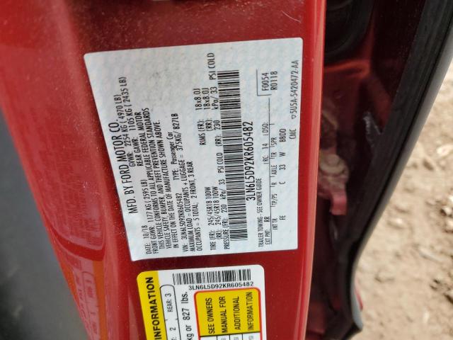 2019 LINCOLN MKZ RESERV 3LN6L5D92KR605482