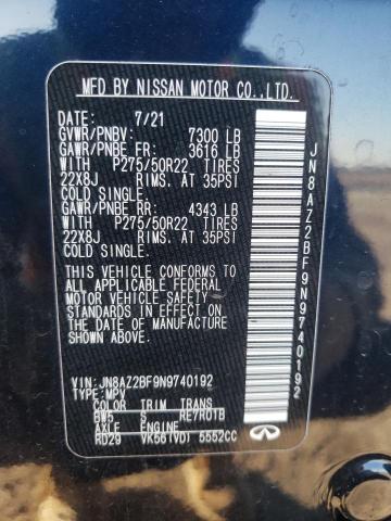 2022 INFINITI QX80 SENSO JN8AZ2BF9N9740192