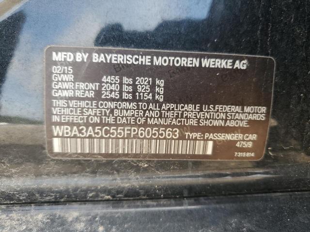 2015 BMW 328 I WBA3A5C55FP605563