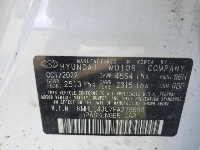2023 HYUNDAI SONATA N L KMHL14JC7PA278694