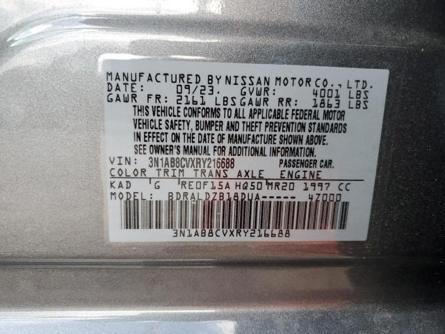 2024 NISSAN SENTRA SV 3N1AB8CVXRY216688