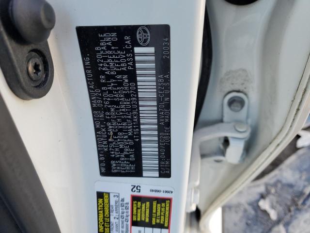 2020 TOYOTA CAMRY SE - 4T1G11AK9LU392700