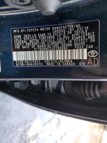2018 TOYOTA COROLLA L 2T1BURHE3JC100084