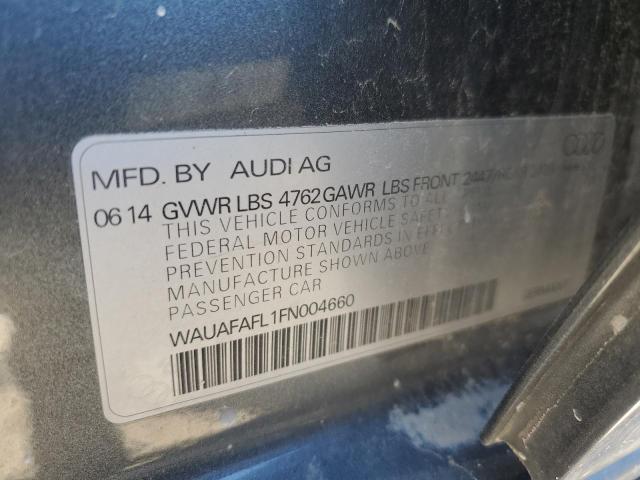 VIN WAUAFAFL1FN004660 2015 Audi A4, Premium no.12