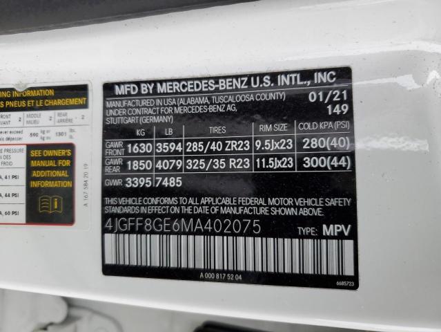 2021 MERCEDES-BENZ GLS 580 4M - 4JGFF8GE6MA402075