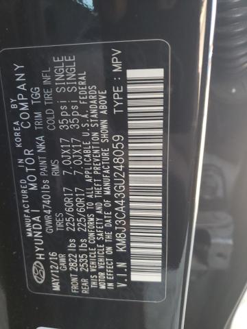 2016 HYUNDAI TUCSON LIM KM8J3CA43GU248059