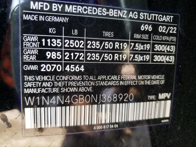 VIN W1N4N4GB0NJ368920 2022 Mercedes-Benz GLA-Class,... no.13