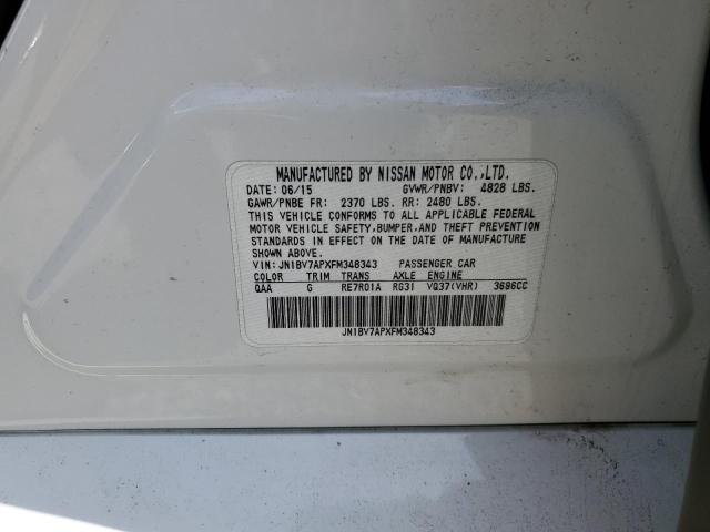 2015 INFINITI Q50 BASE - JN1BV7APXFM348343