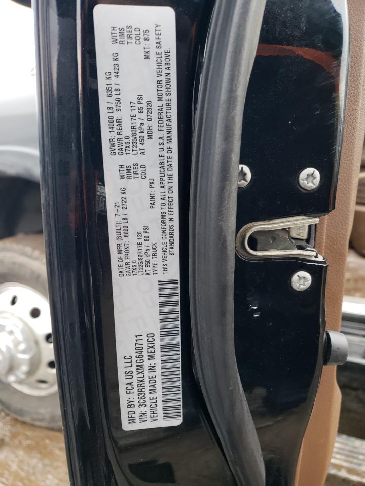 3C63RRKLXMG640711 2021 Ram 3500 Longhorn