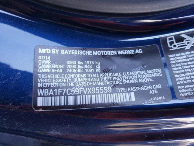 VIN WBA1F7C59FVX95559 2015 BMW 2 Series, 228 XI no.13