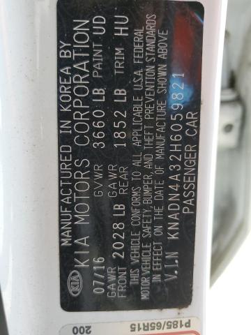2017 KIA RIO EX - KNADN4A32H6059821