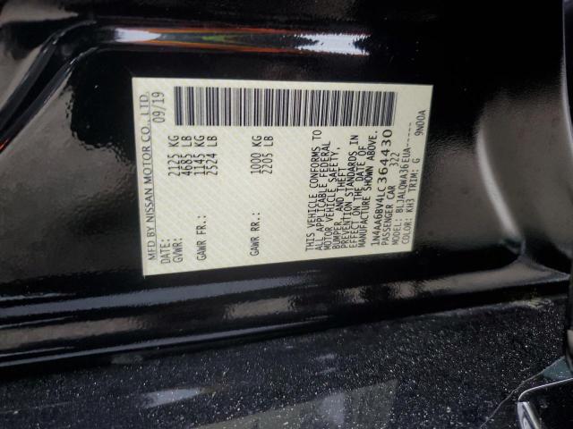 2020 NISSAN MAXIMA S - 1N4AA6BV4LC364430