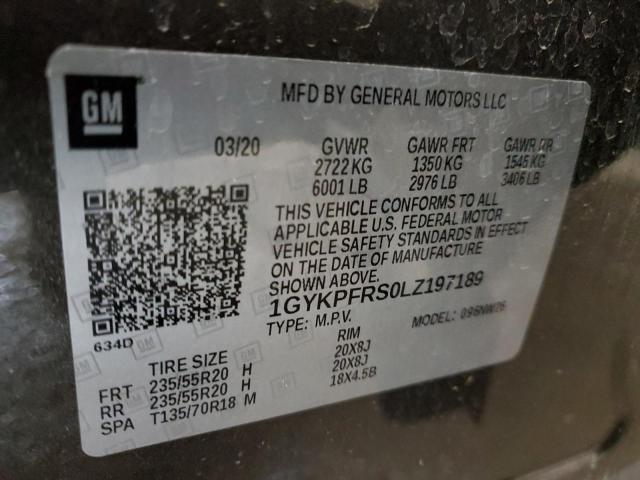 2020 CADILLAC XT6 PLATIN - 1GYKPFRS0LZ197189