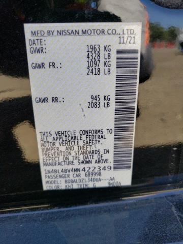 2021 NISSAN ALTIMA S 1N4BL4BV4MN422349