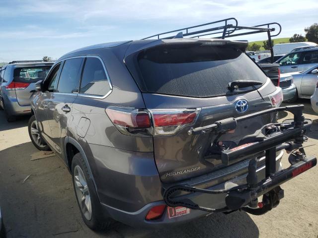 VIN 5TDDCRFH3FS008545 2015 Toyota Highlander, Hybri... no.2