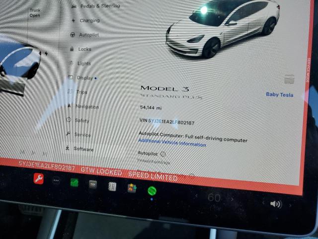 2020 TESLA MODEL 3 - 5YJ3E1EA2LF802187