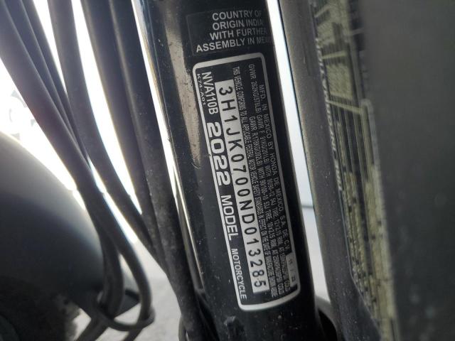 2022 HONDA NVA110 B - 3H1JK0700ND013285