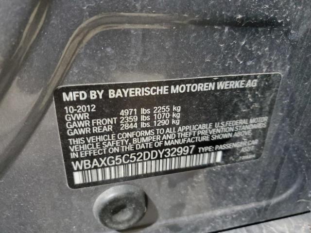 VIN WBAXG5C52DDY32997 2013 BMW 5 Series, 528 I no.12