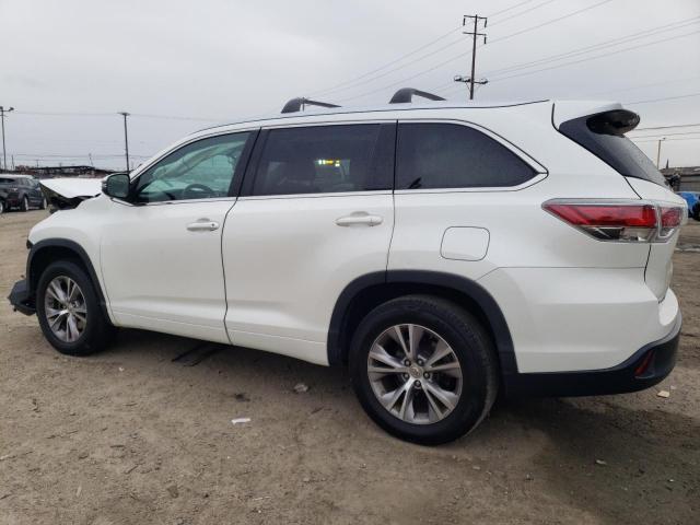 VIN 5TDKKRFH2ES023417 2014 Toyota Highlander, Xle no.2