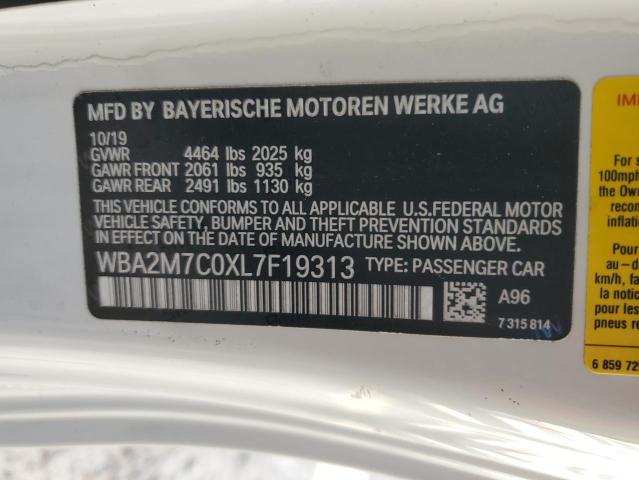 VIN WBA2M7C0XL7F19313 2020 BMW 2 Series, 230I no.12