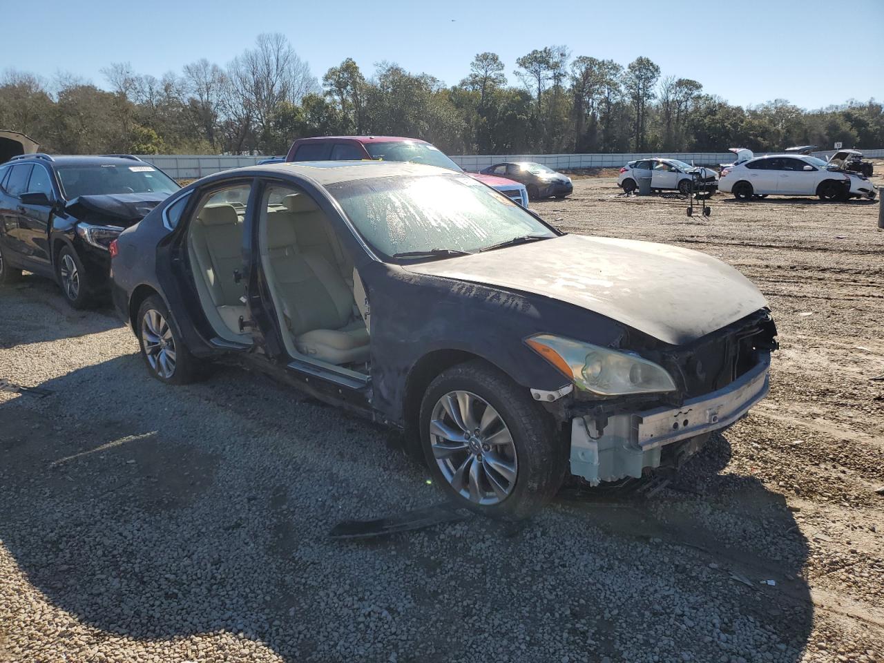 JN1BY1AR0CM****** Salvage and Wrecked 2012 Infiniti M in Alabama State