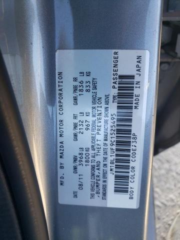 2012 Mazda 3 I VIN: JM1BL1UF9C1525495 Lot: 45921804