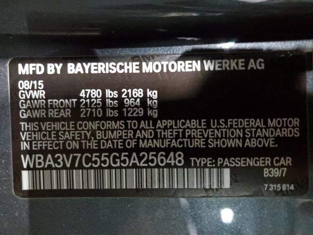 VIN WBA3V7C55G5A25648 2016 BMW 4 Series, 428 I Sulev no.12