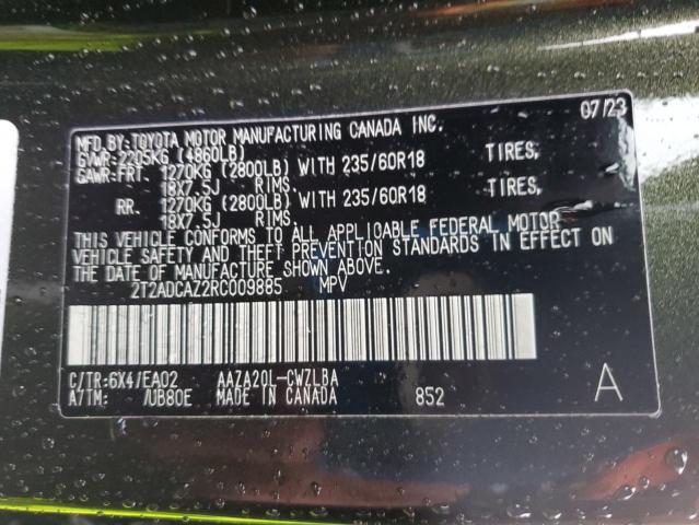2024 LEXUS NX 250 BAS 2T2ADCAZ2RC009885