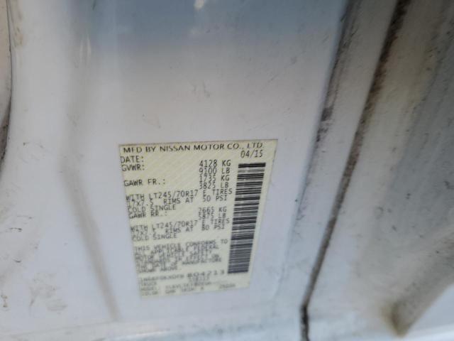 2015 NISSAN NV 1500 1N6BF0KX0FN804213