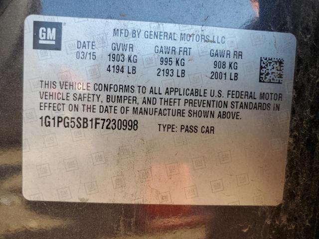2015 CHEVROLET CRUZE LTZ - 1G1PG5SB1F7230998