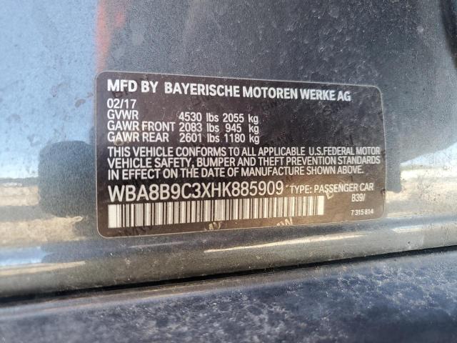 2017 BMW 330 I - WBA8B9C3XHK885909