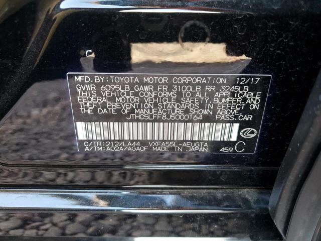 2018 LEXUS LS 500 JTHC5LFF8J5000164