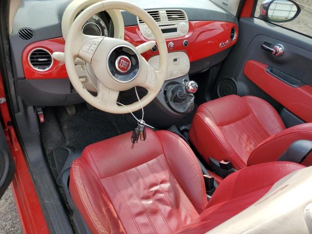 Кабриолеты FIAT 500 2012 Красный