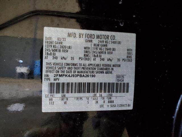 2FMPK4J93PBA26190 2023 FORD EDGE, photo no. 13