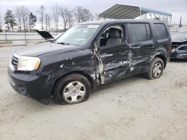 Lot #2378696993 2012 HONDA PILOT LX salvage car