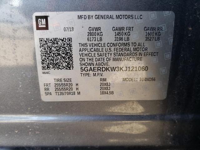 2019 BUICK ENCLAVE AV 5GAERDKW3KJ121060