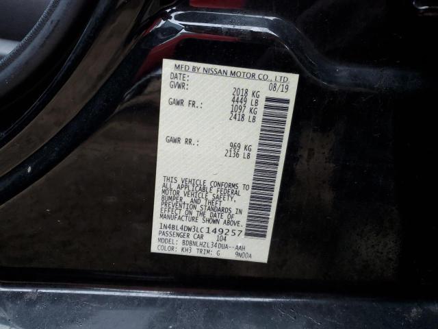 2020 NISSAN ALTIMA SV - 1N4BL4DW3LC149257