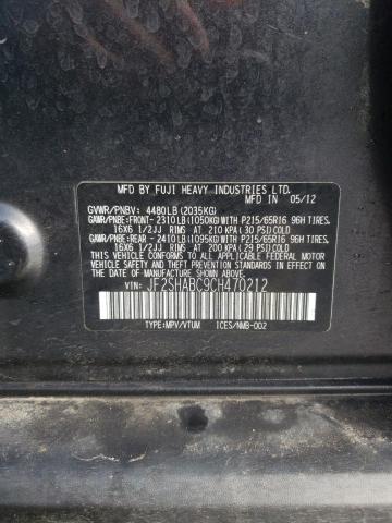 Image 12 of 2012 Subaru Forester salvage vehicle - Lot #40669434 at Copart