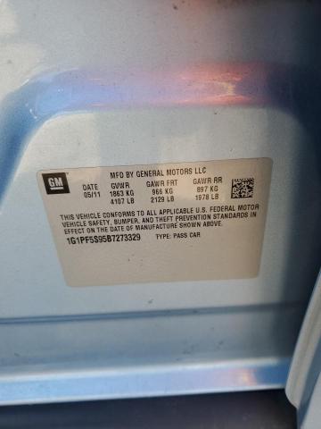 2011 Chevrolet Cruze Lt VIN: 1G1PF5S95B7273329 Lot: 50908114