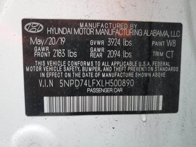 2020 HYUNDAI ELANTRA SE - 5NPD74LFXLH500890