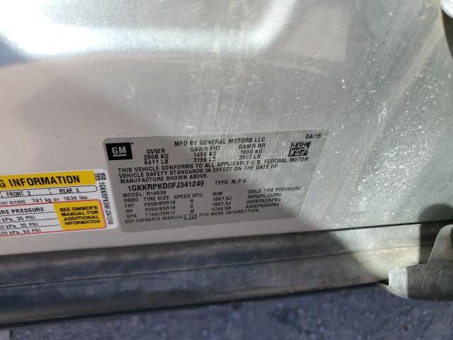 2015 GMC ACADIA SLE 1GKKRPKD0FJ341249
