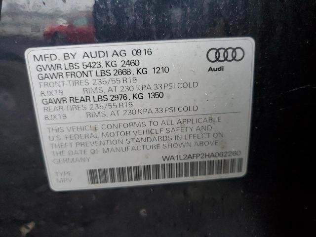 VIN WA1L2AFP2HA062260 2017 Audi Q5, Premium Plus no.12