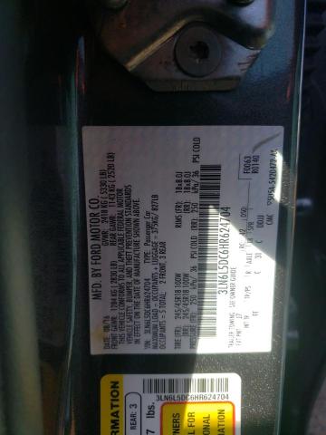 2017 LINCOLN MKZ SELECT 3LN6L5DC6HR624704
