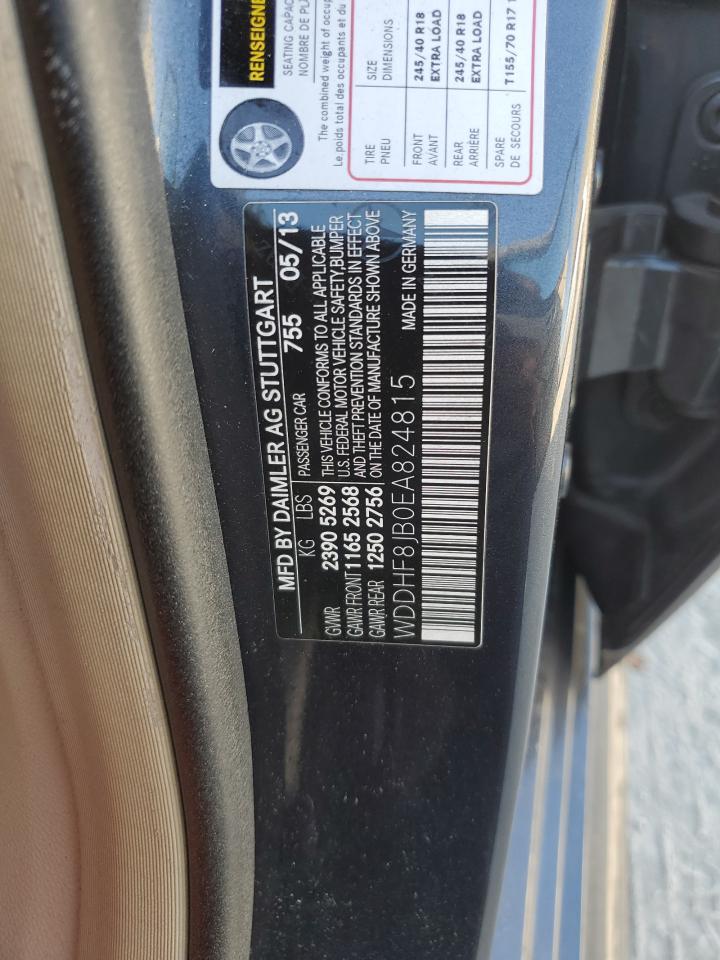 WDDHF8JB0EA824815 2014 Mercedes-Benz E 350 4Matic