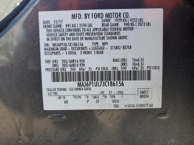 2018 FORD ECOSPORT S MAJ6P1UL7JC186156